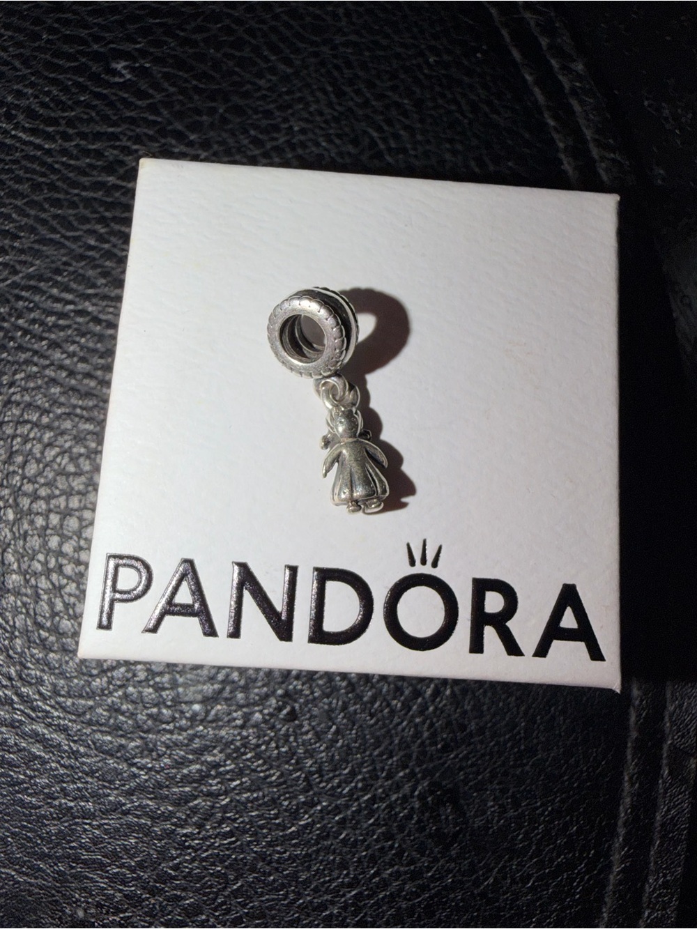 Pandora Silver Girl Dangle Charm with Bail